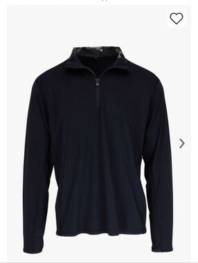 Greyson Tate Shepard Black Quarter Zip Pullover